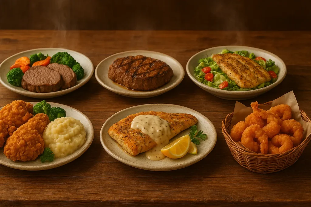 Cracker Barrel dinner menu