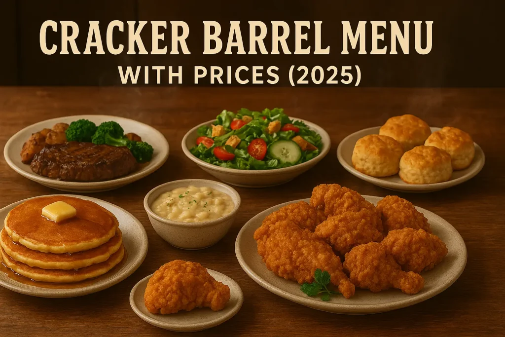 Cracker barrel menu withj prices 2025